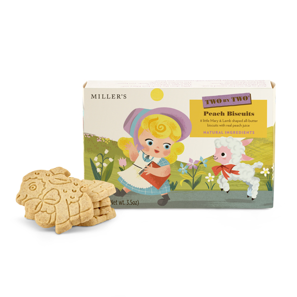 ミラーズ ツーバイツー ピーチビスケット 100g